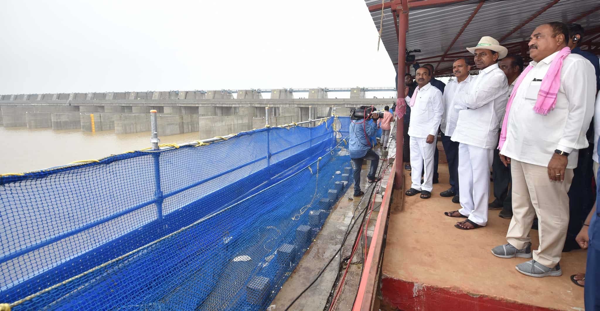 CM-KCR-inspecting-ongoing-works-of-Kaleshwaram-Project-06-08-2019